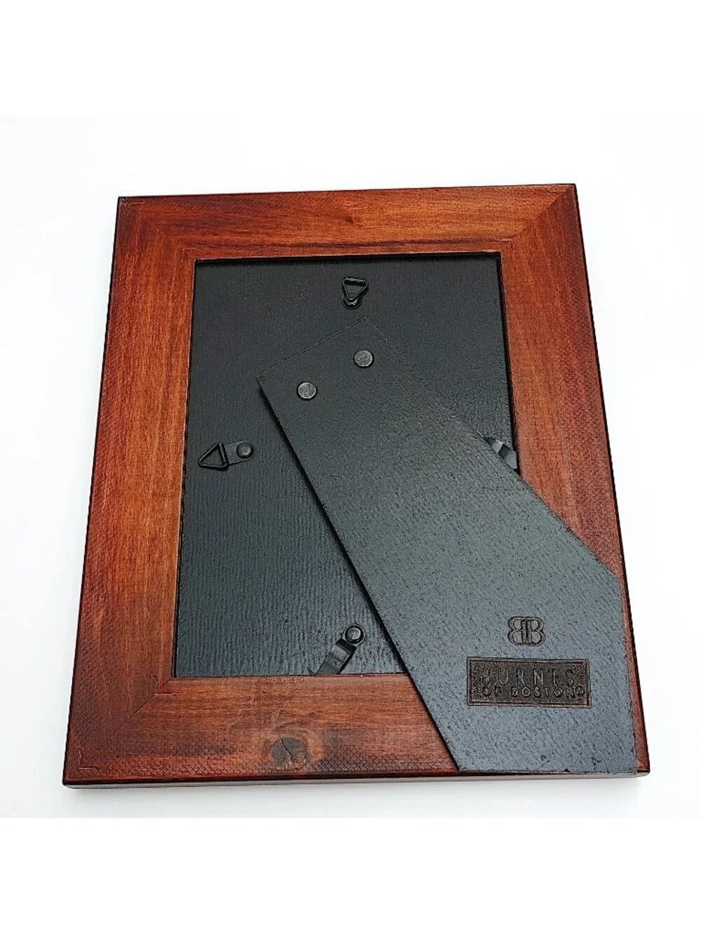 BURNES of BOSTON Photo Frame 5x7 Brown Wood Picture Frame Desk or Wall